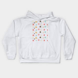 Tasty Donuts Pattern Kids Hoodie